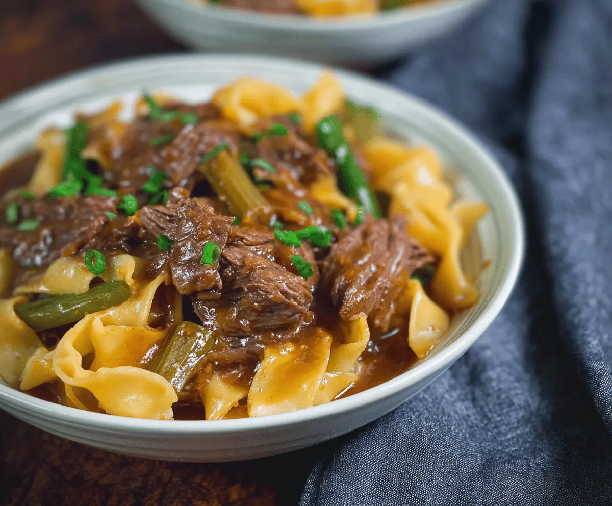 Easy Homemade Grandma’s Beef and Noodles Recipe