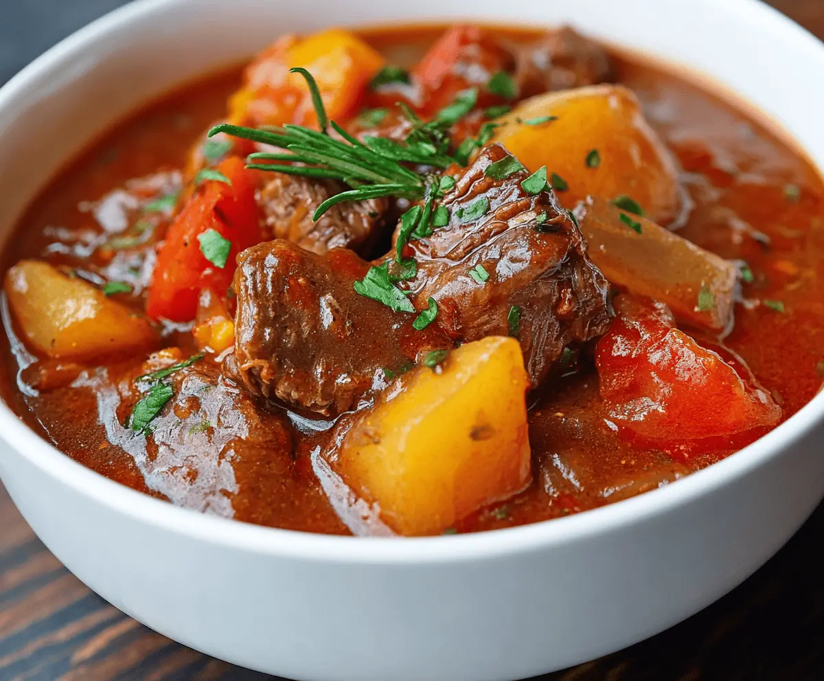 Easy Crockpot Beef Stew Recipe for Tender, Hearty Flavor