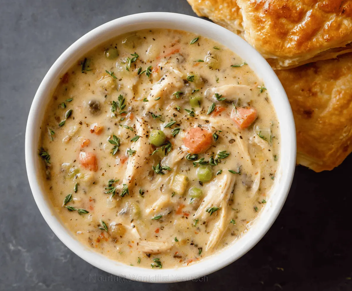 Creamy Chicken Pot Pie Soup Recipe