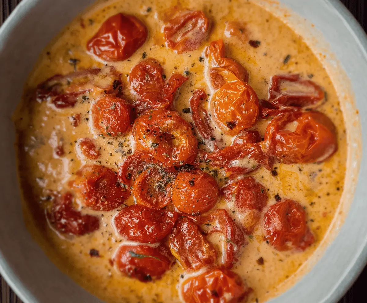 Creamy Cherry Tomato Sauce with Parmesan