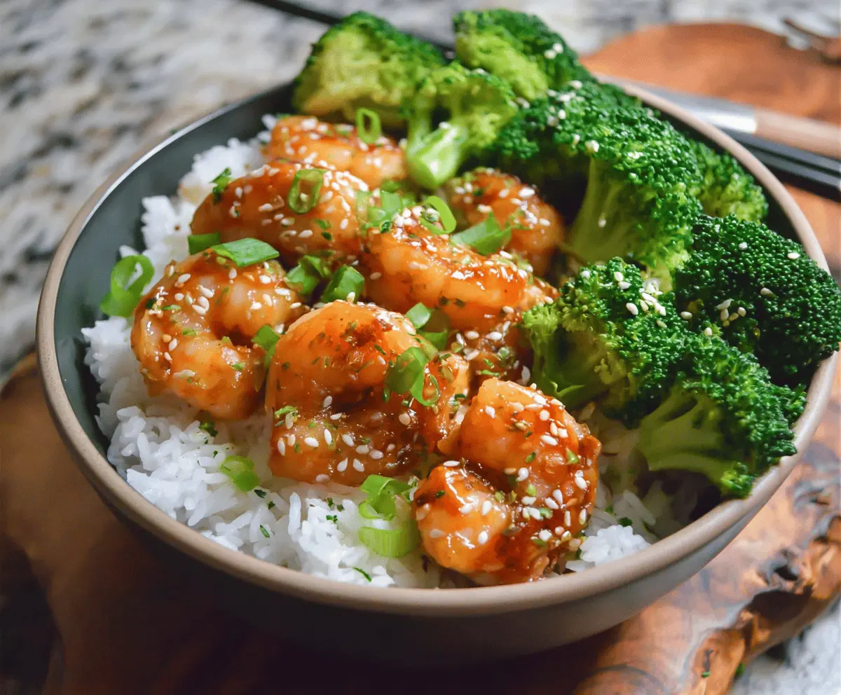Easy General Tso's Shrimp and Broccoli Recipe
