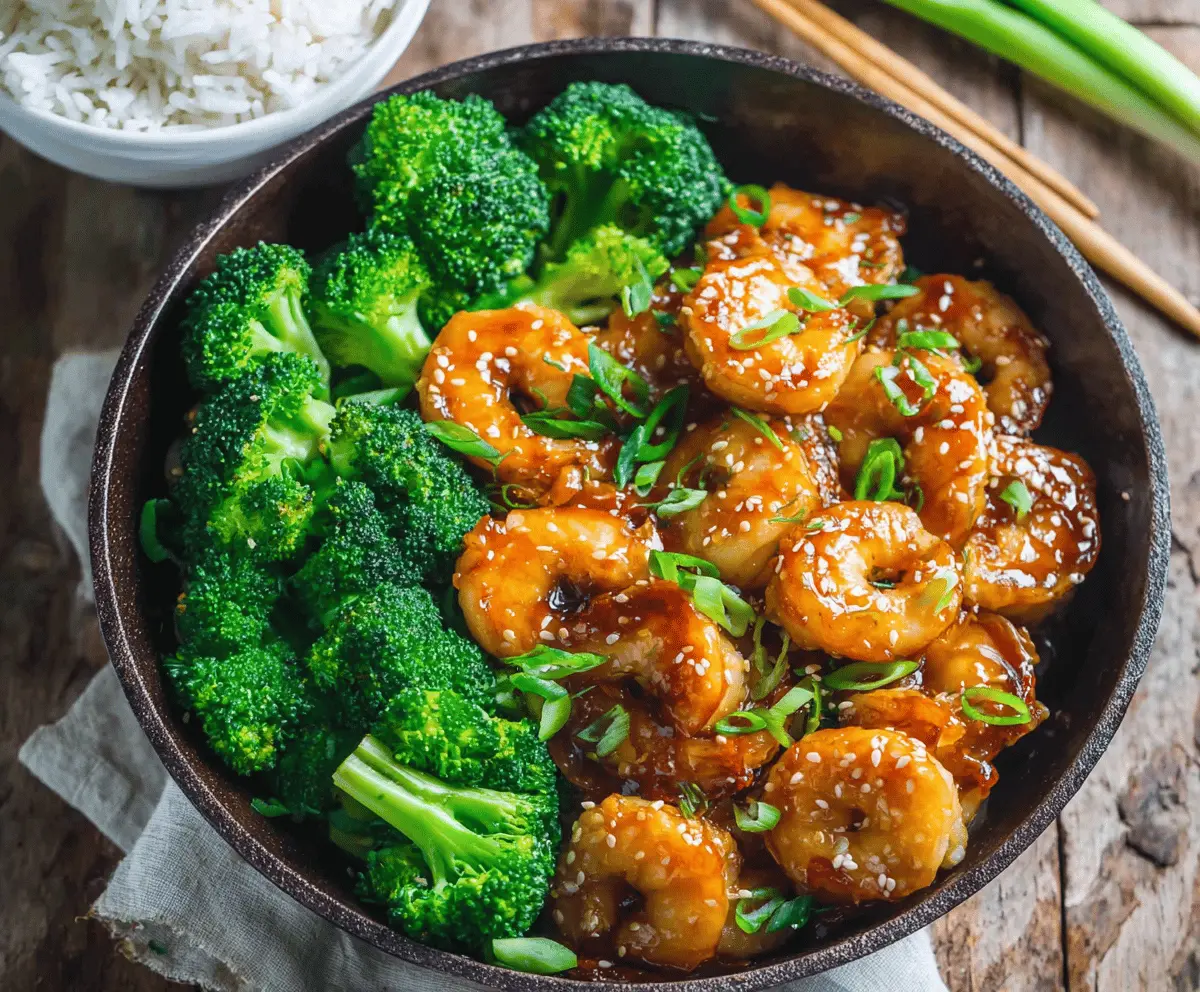 Easy General Tso's Shrimp and Broccoli Recipe