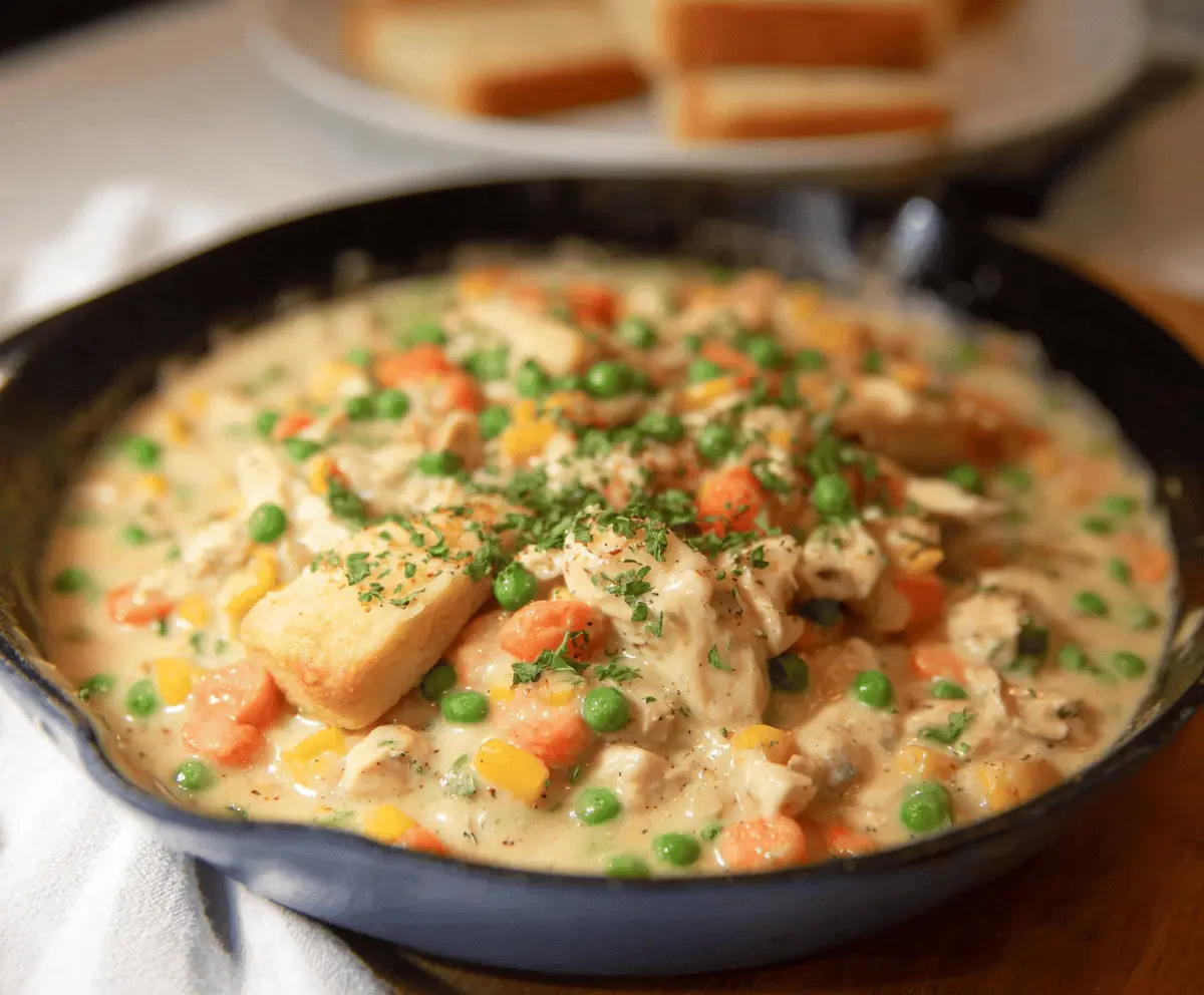 Easy Homemade Chicken Pot Pie Filling Recipe