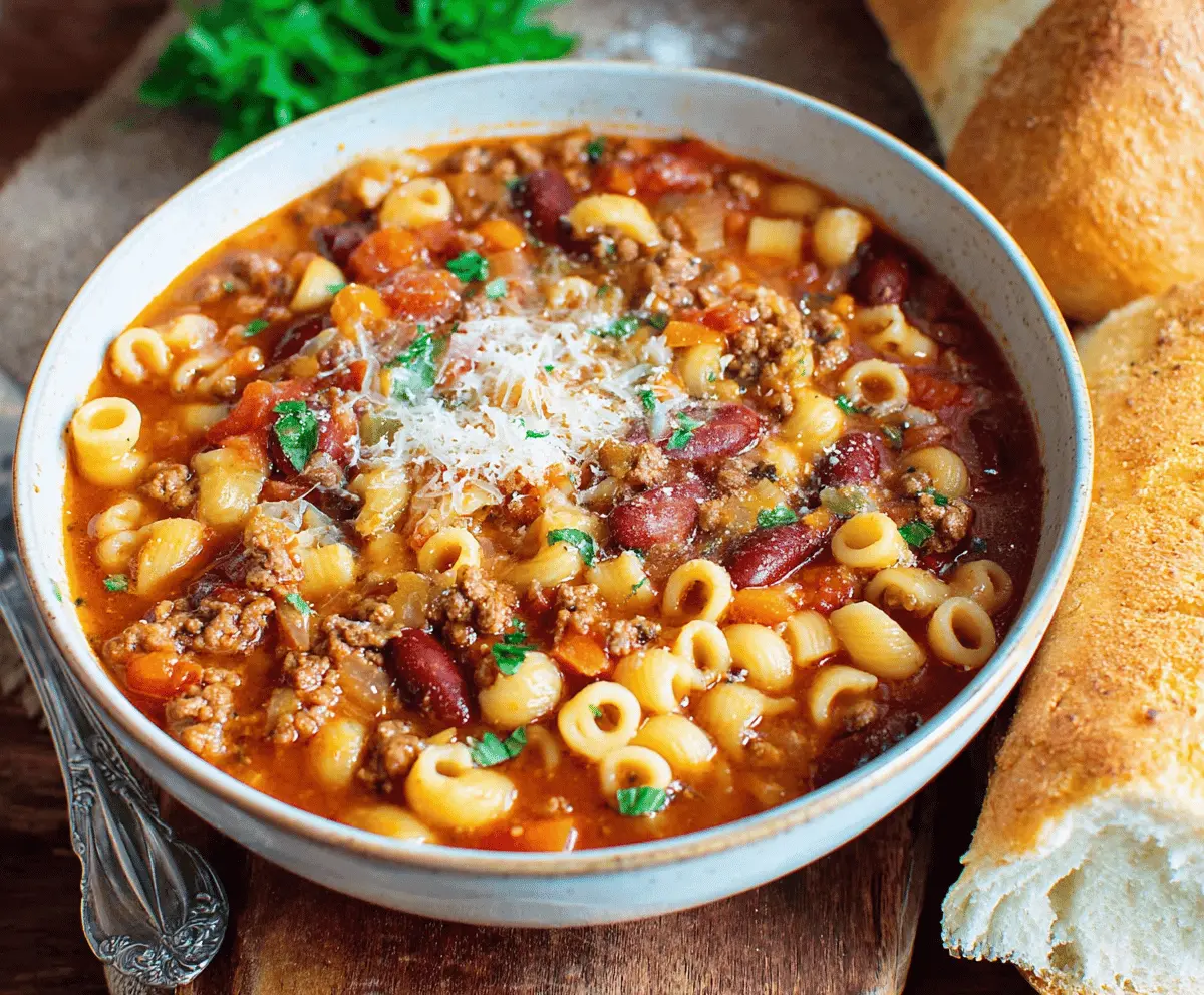 Best-ever Olive Garden Pasta E Fagioli