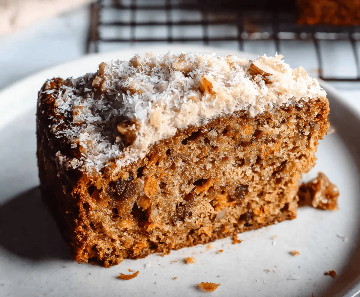 Carrot Date Spice Cake