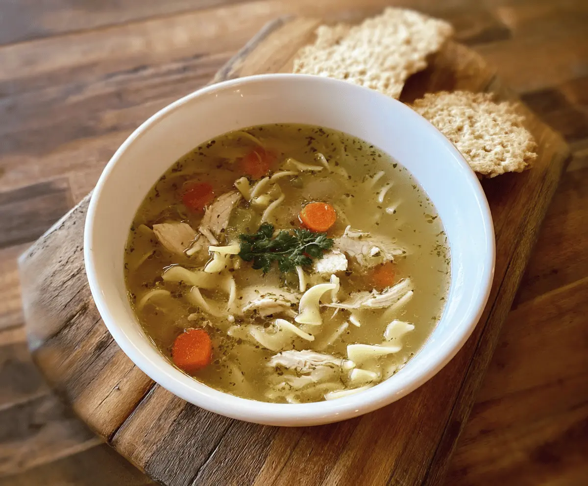 Gluten Free Chicken Noodle Soup