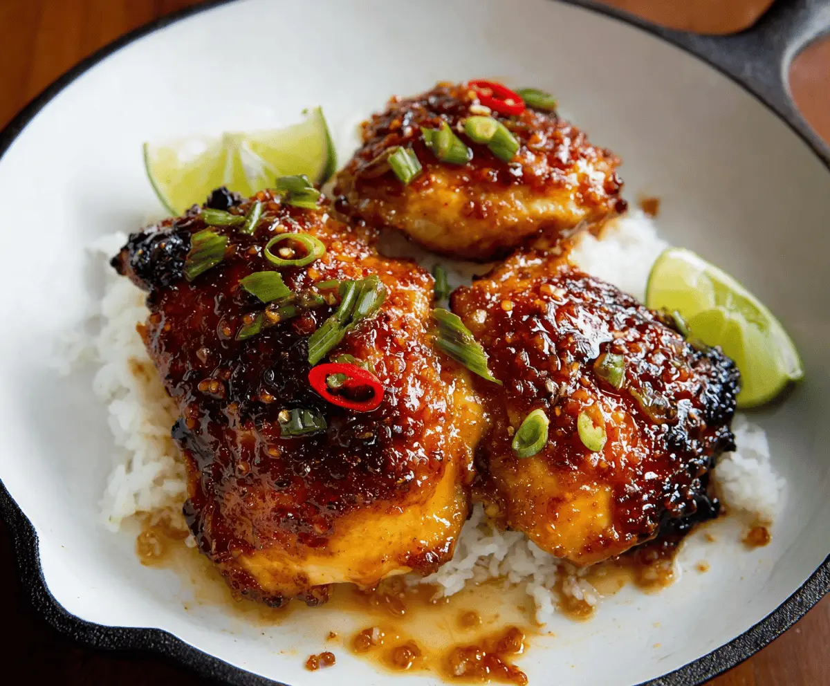 Sweet Chili Glazed Chicken