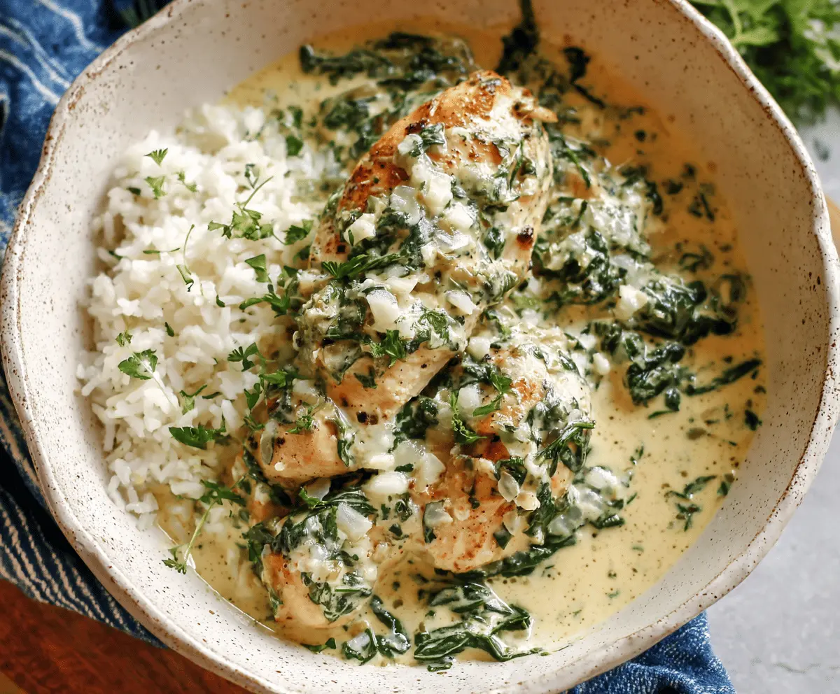 Creamy Spinach Chicken