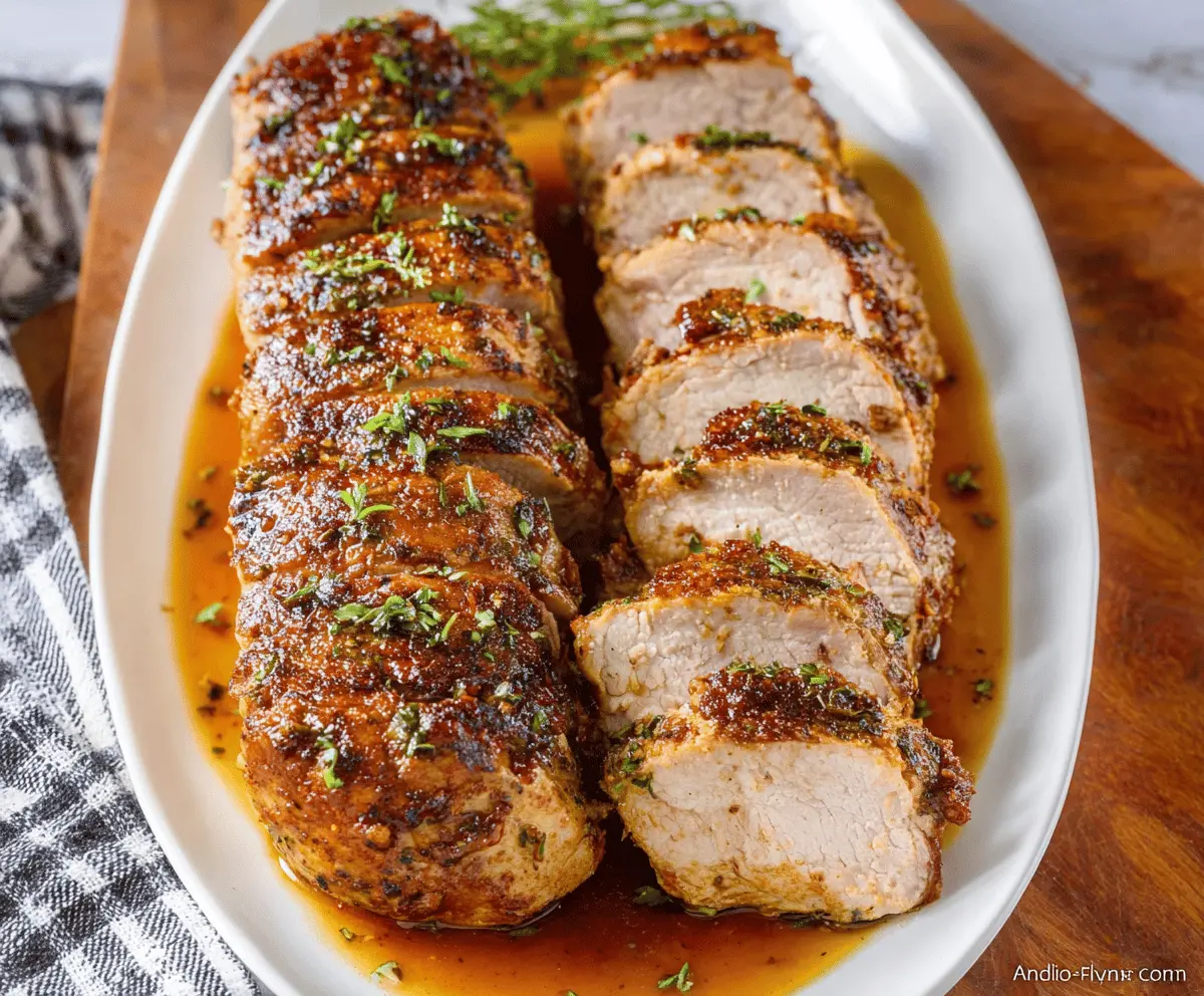 Juicy Baked Pork Tenderloin