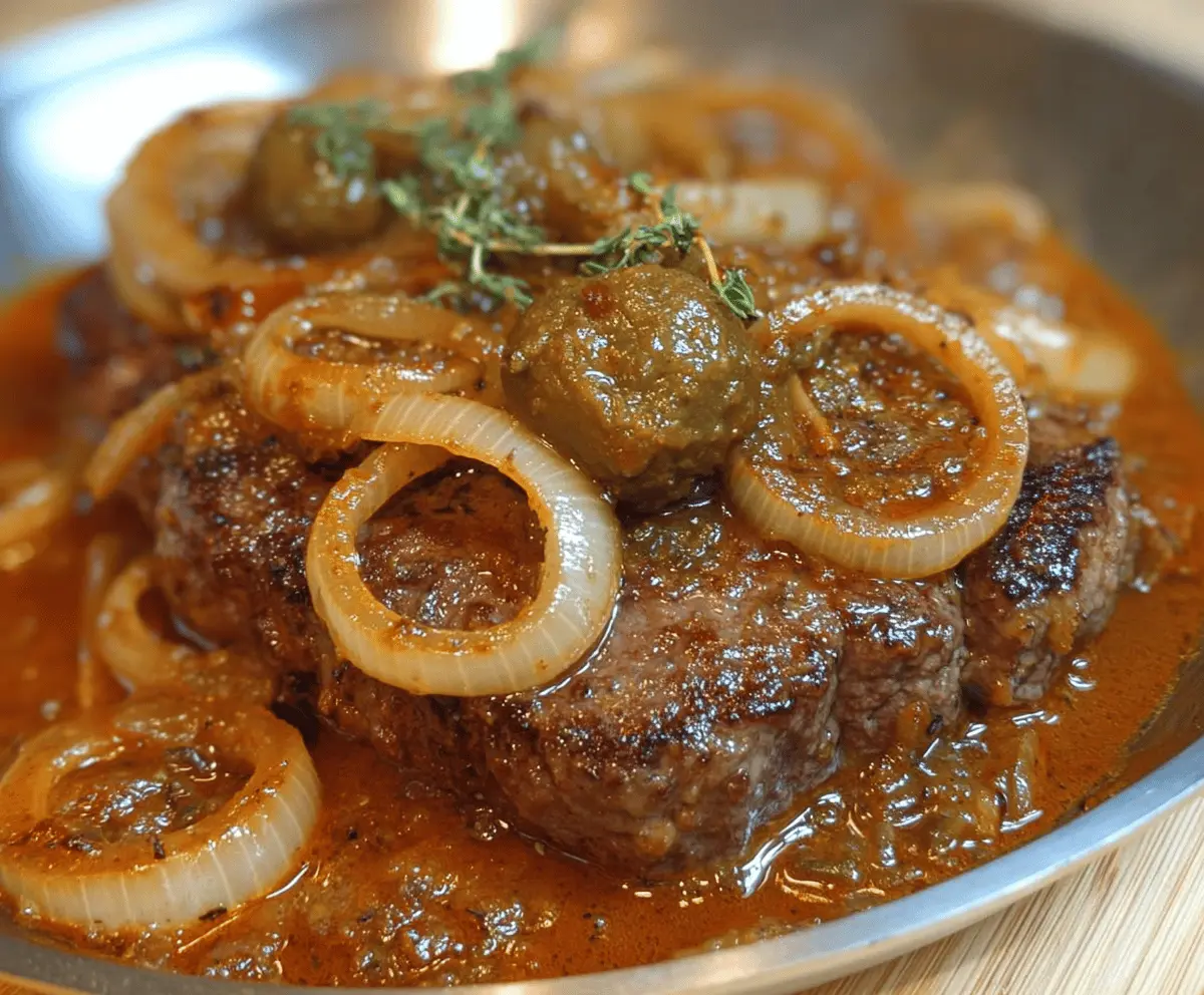 Puerto Rican Steak and Onions