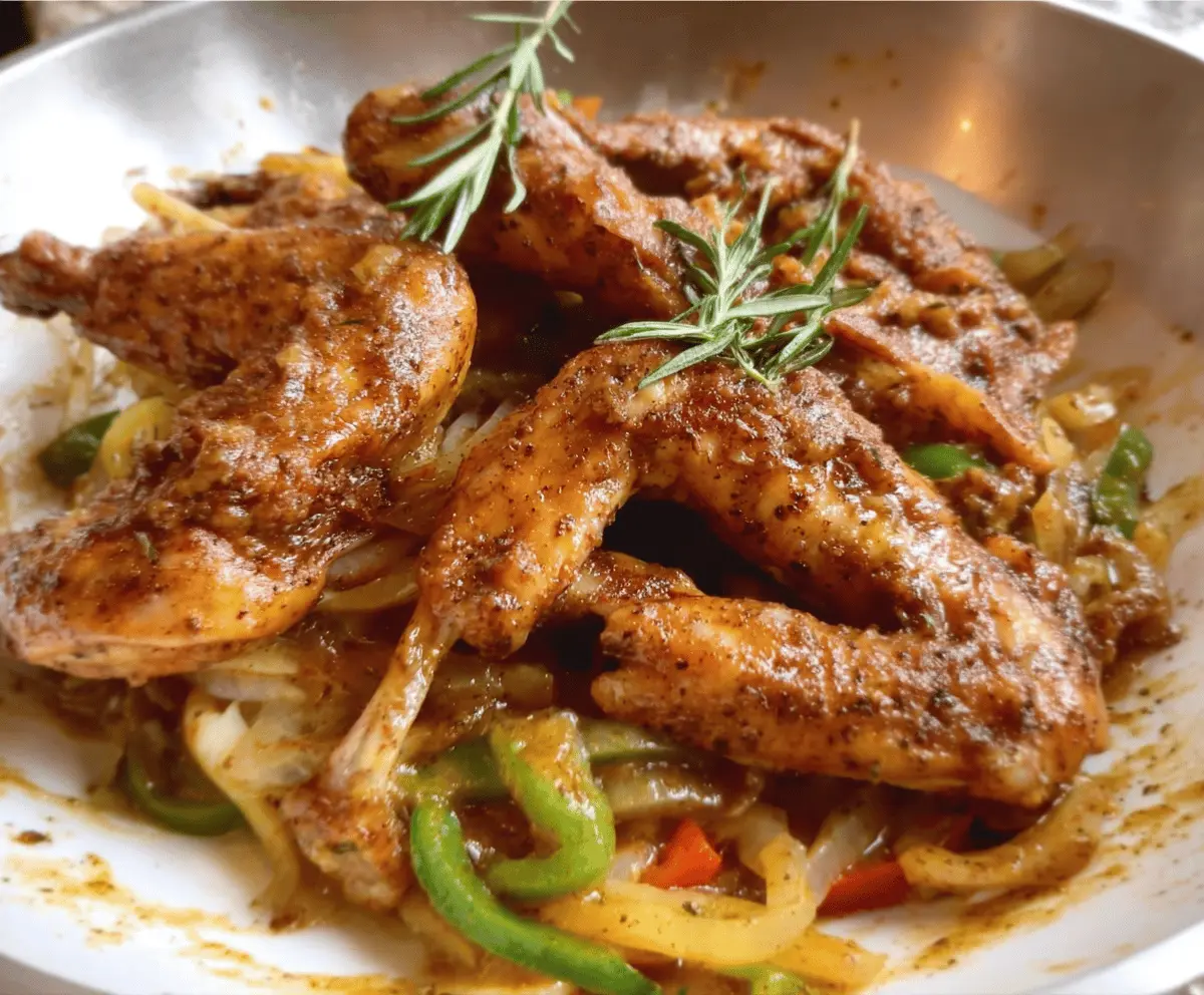 Southern Smothered Turkey Wings with Savory Gravy