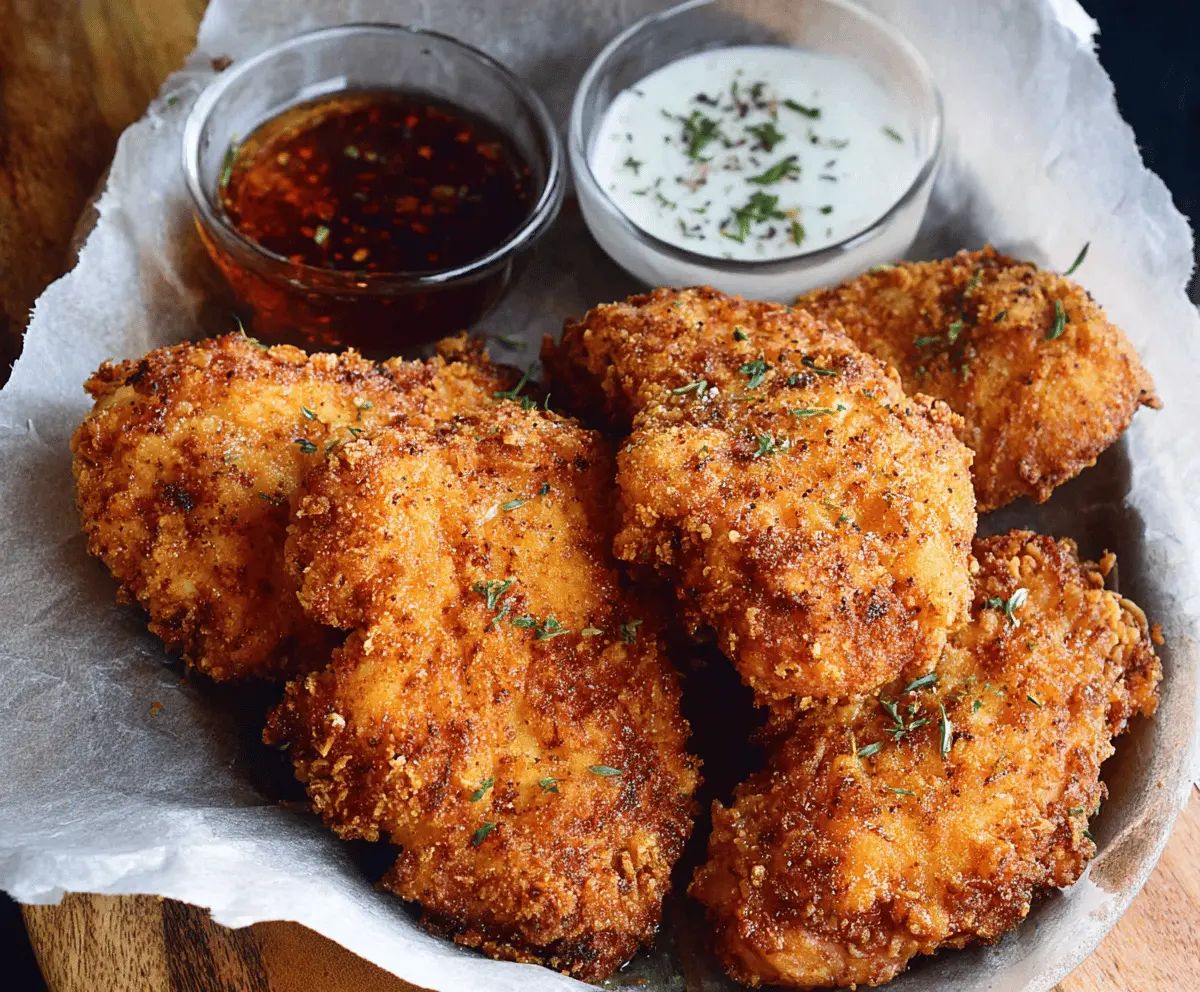 Truly Crispy Oven Fried Chicken Recipe