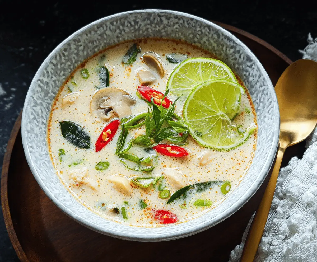 Vegan Thai Coconut Soup