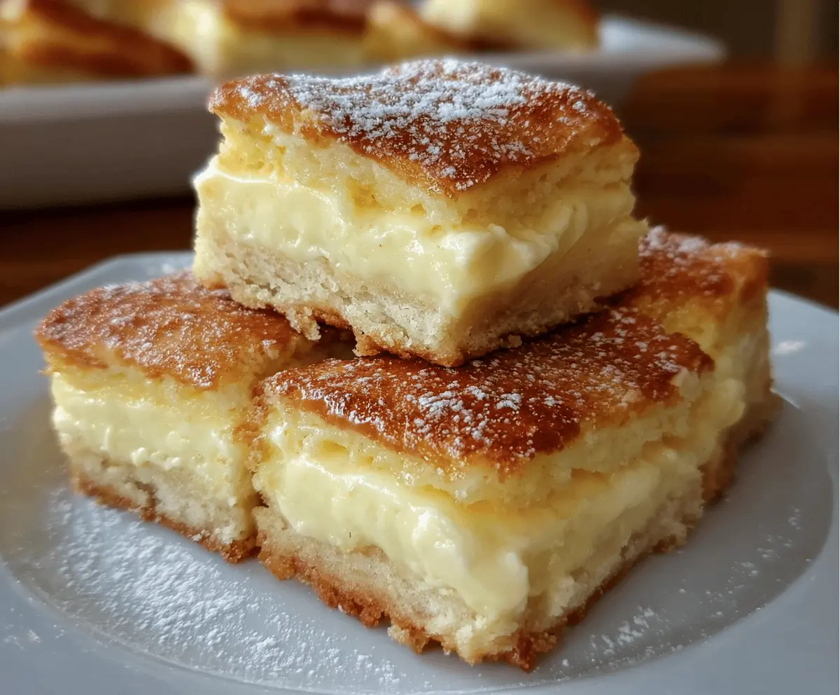 Cream Cheese Custard Bars