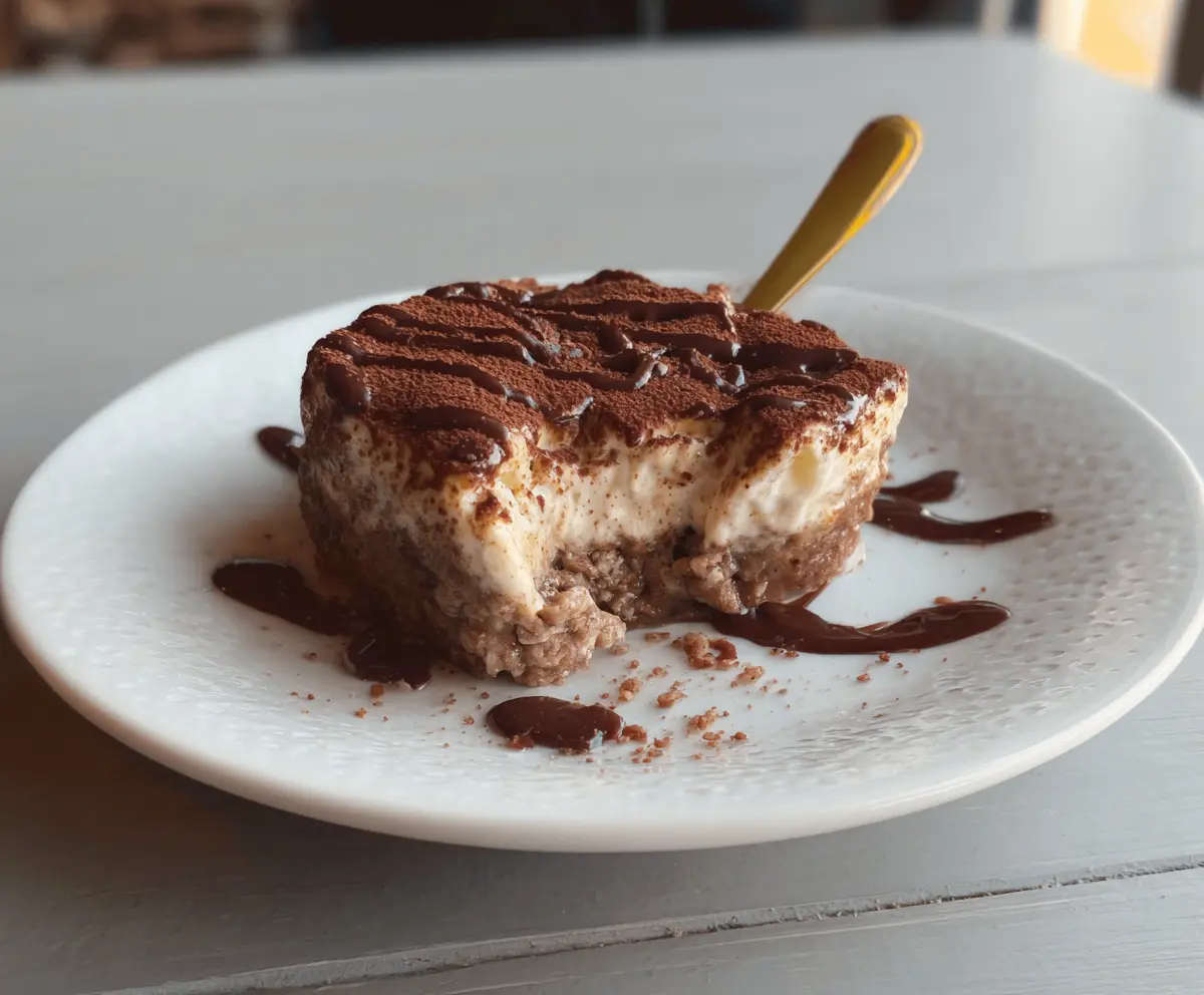 Mocha Tiramisu Baked Oats