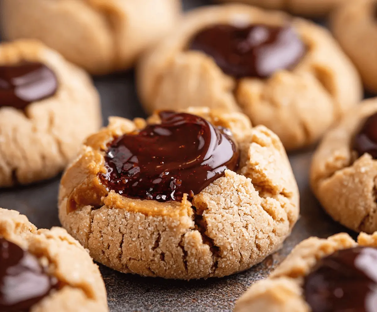 Peanut Butter Thumbprint Cookie