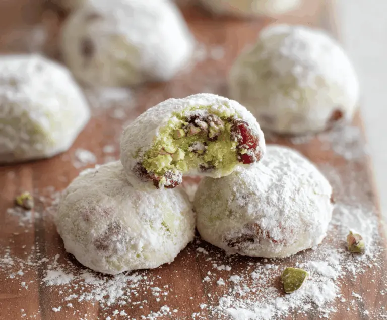 Pistachio Cherry Meltaways