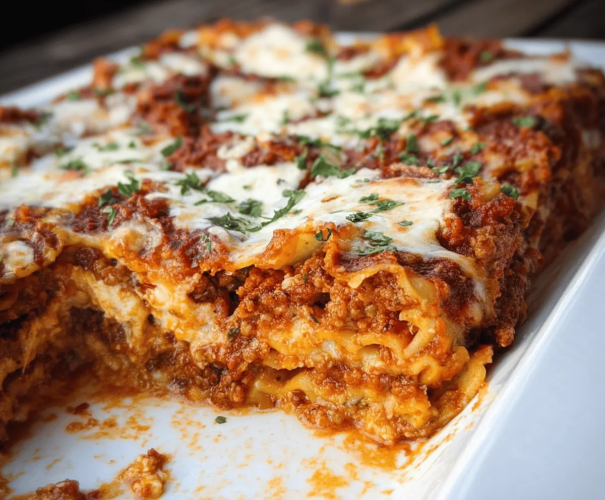 WORLD’S BEST LASAGNA