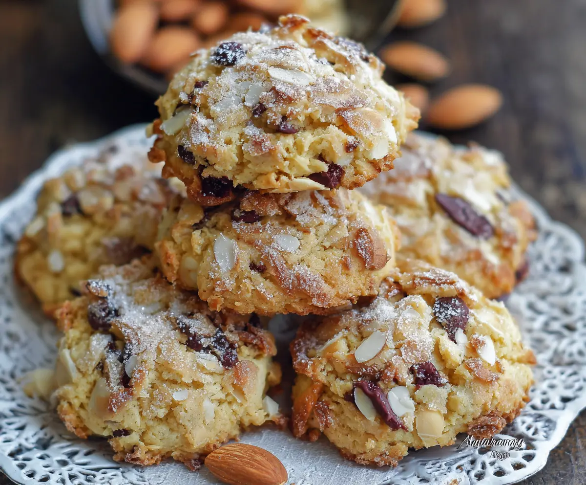 Almond Chocolate Chip Cookies