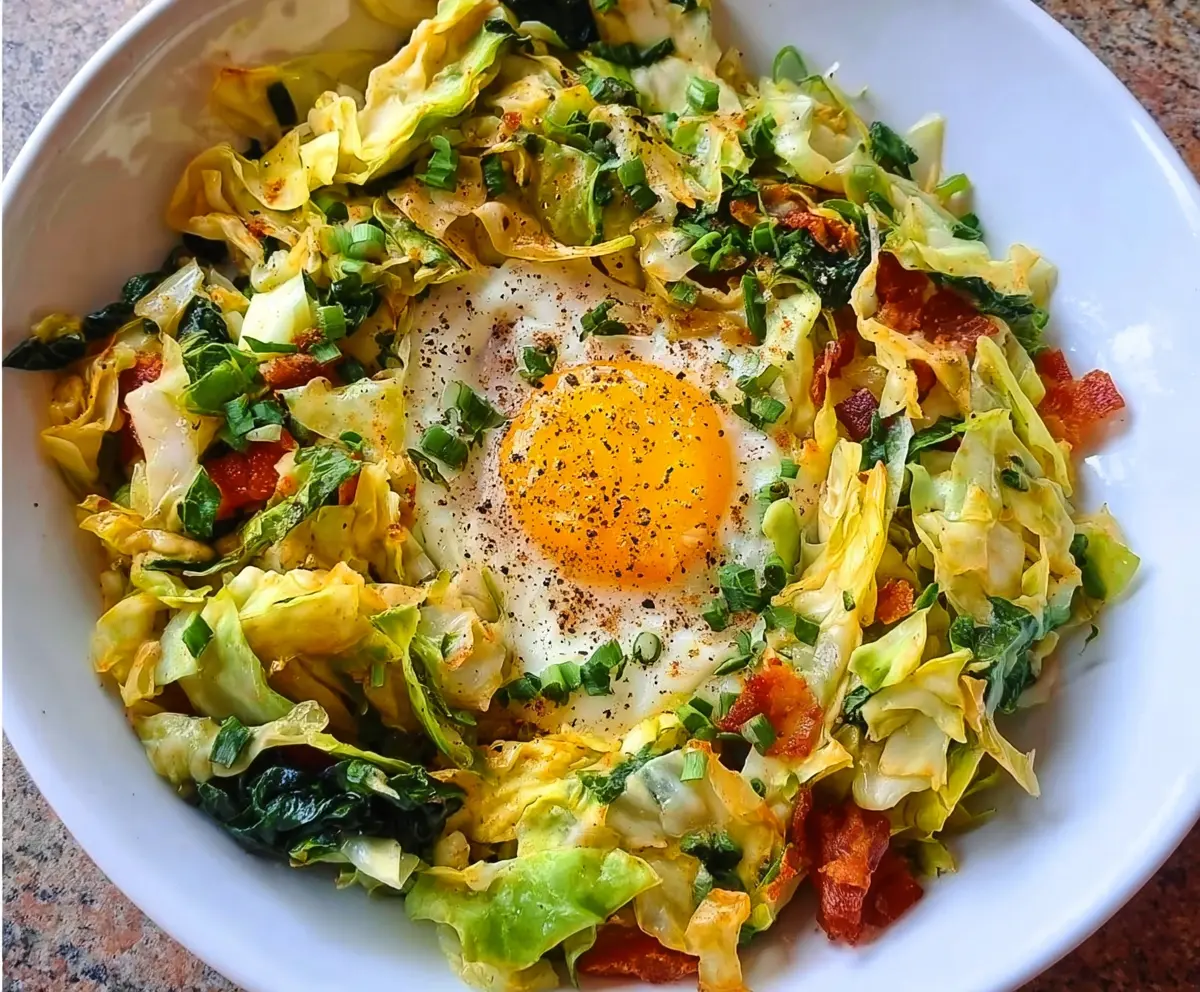 Breakfast Cabbage Sauté