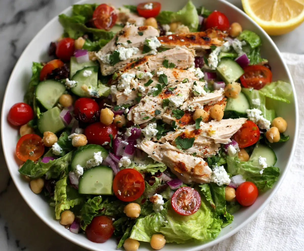 Chicken & Chickpea Power Salad