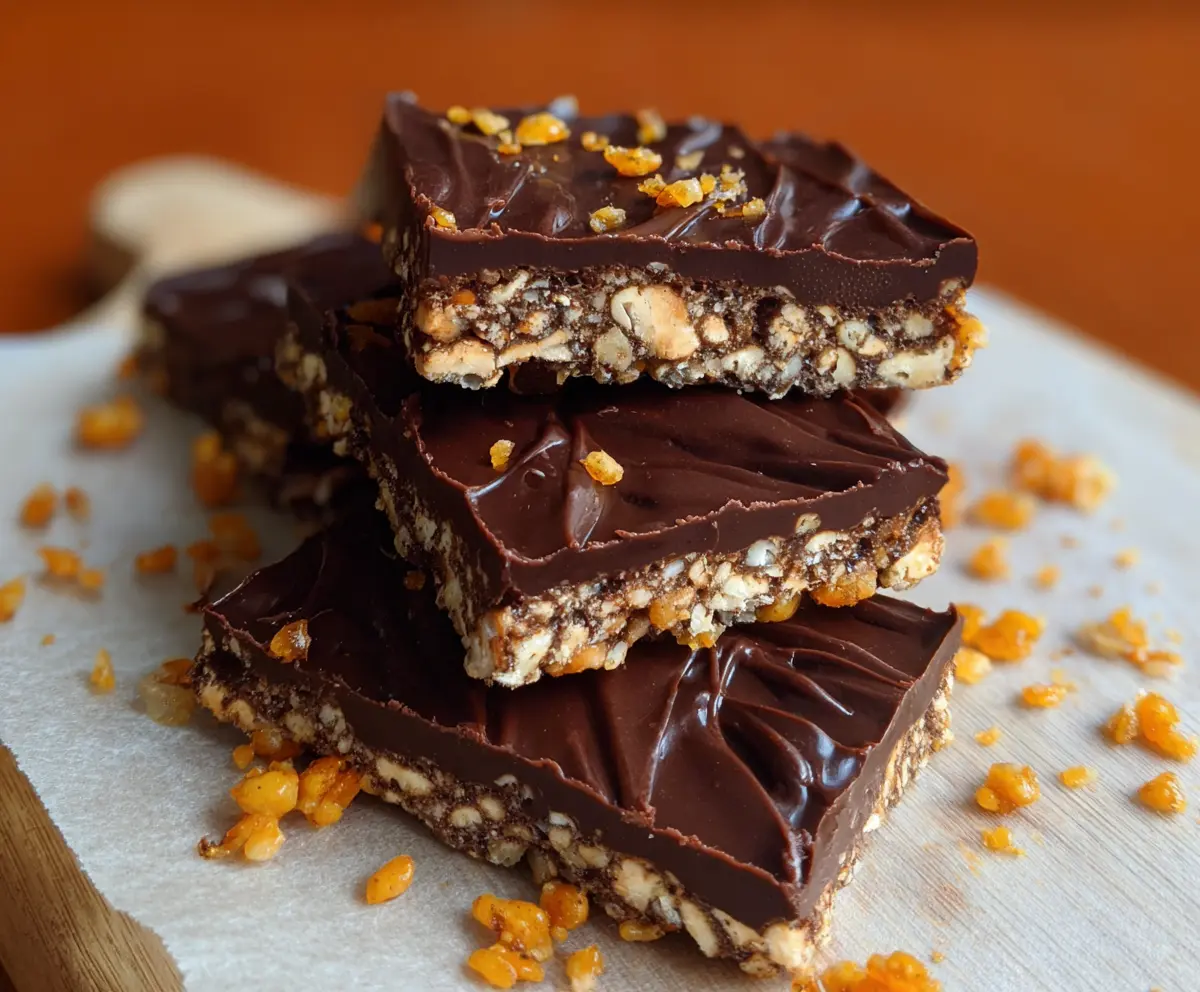 Chocolate Fudge Crunch Bars