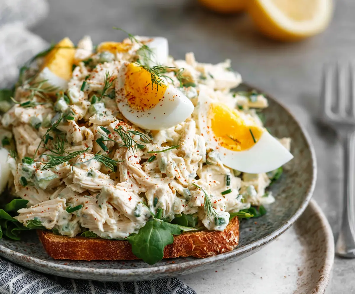 Classic High-Protein Chicken & Egg Salad