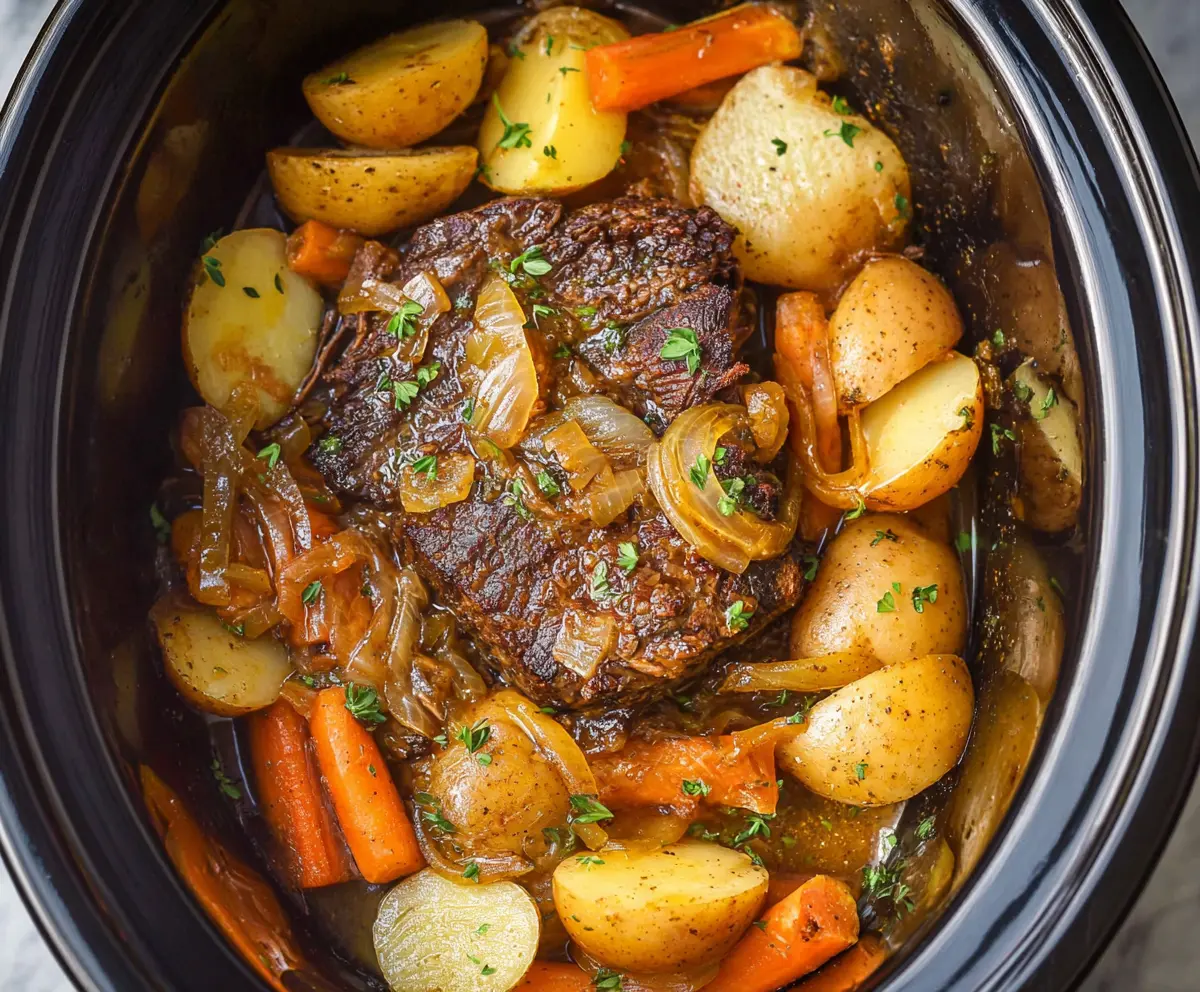 Crockpot French Onion Pot Roast