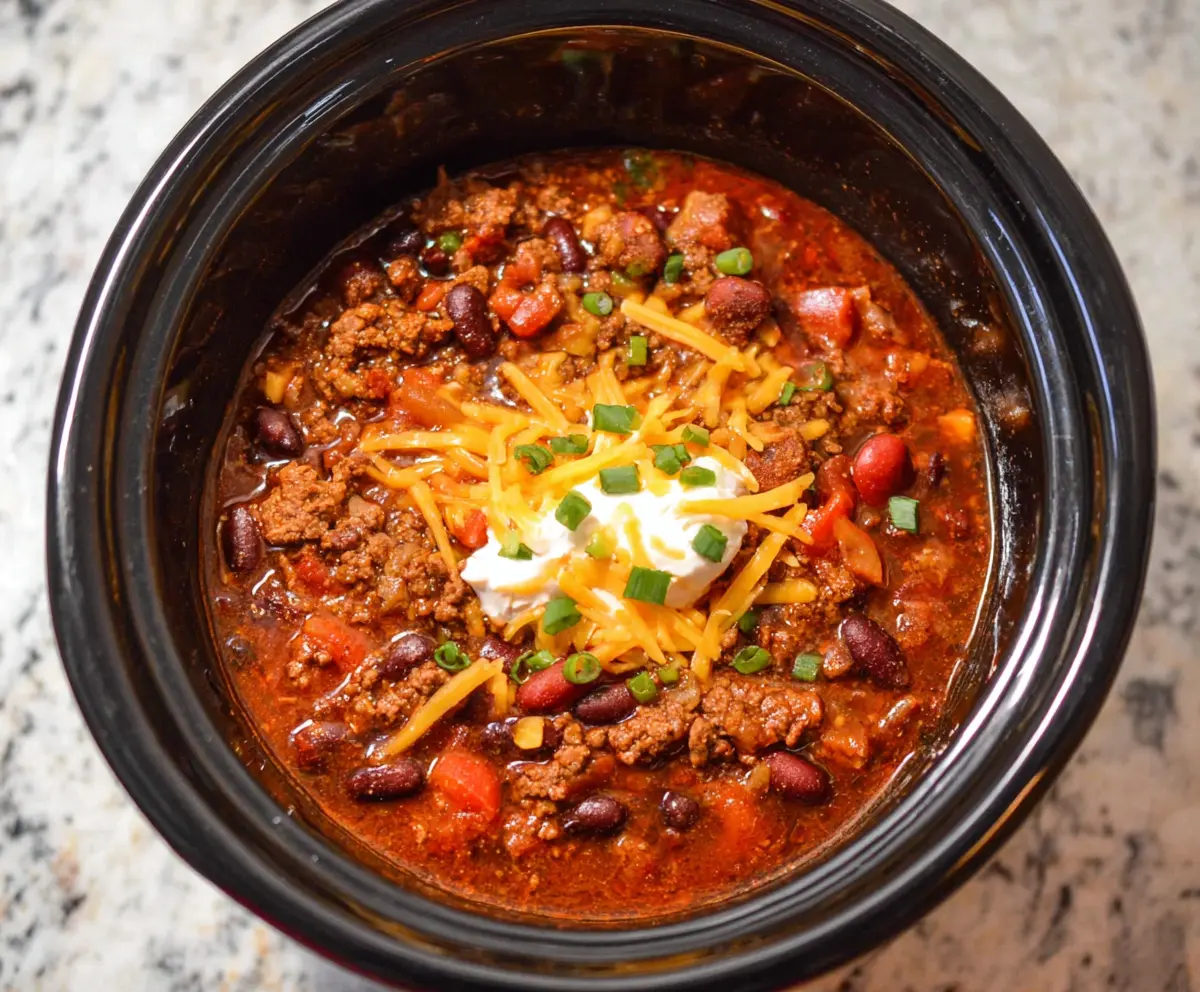 Crockpot Root Beer Chili 