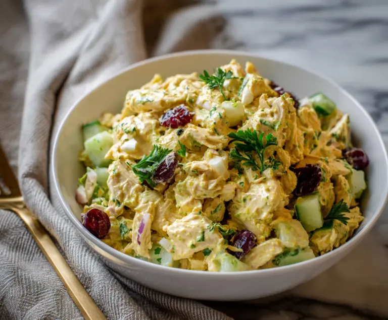 Greek Yogurt Curry Chicken Salad