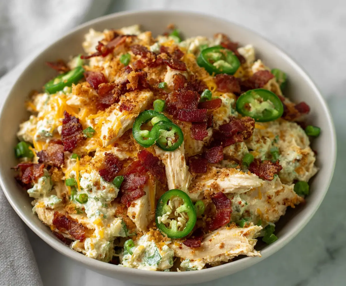 Jalapeño Popper Chicken Salad