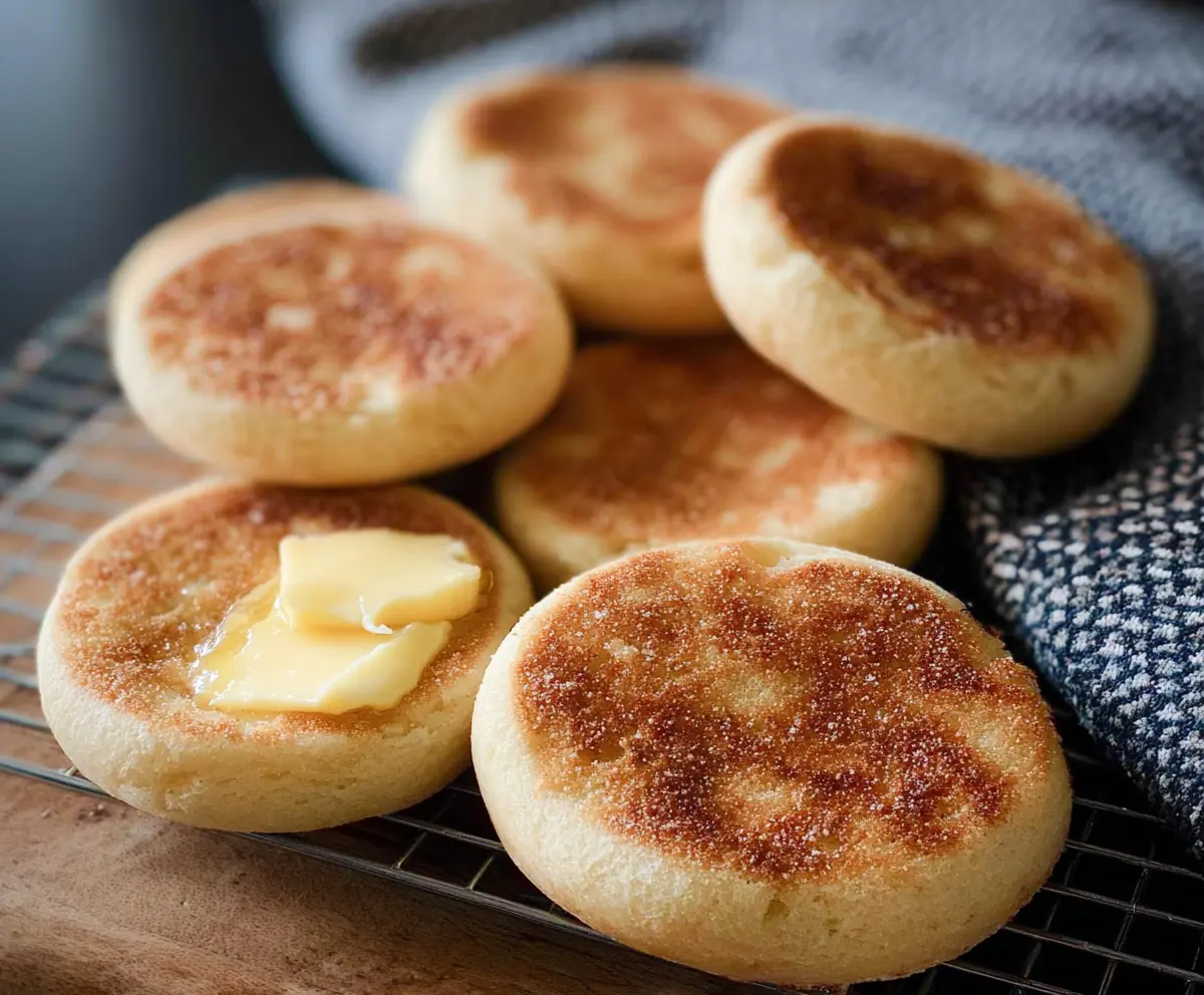 Sourdough English Muffins
