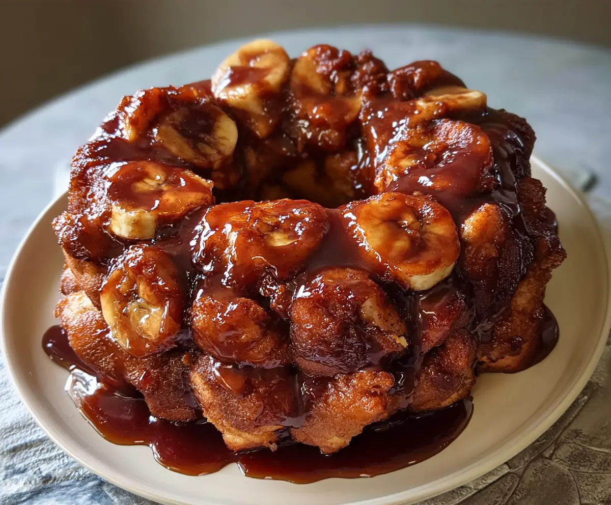 Bananas Foster Monkey Bread