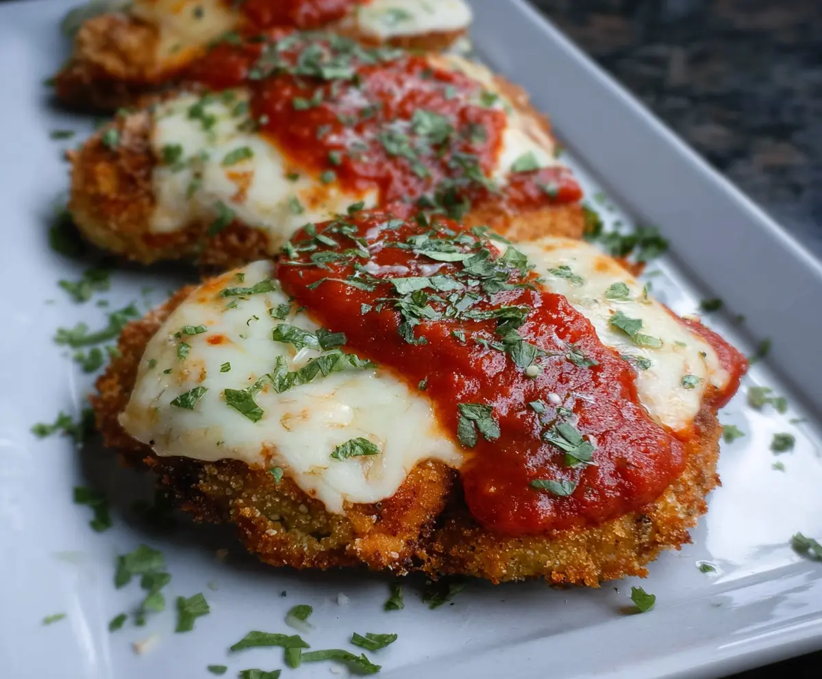 Panko-Breaded Pork Parmigiana