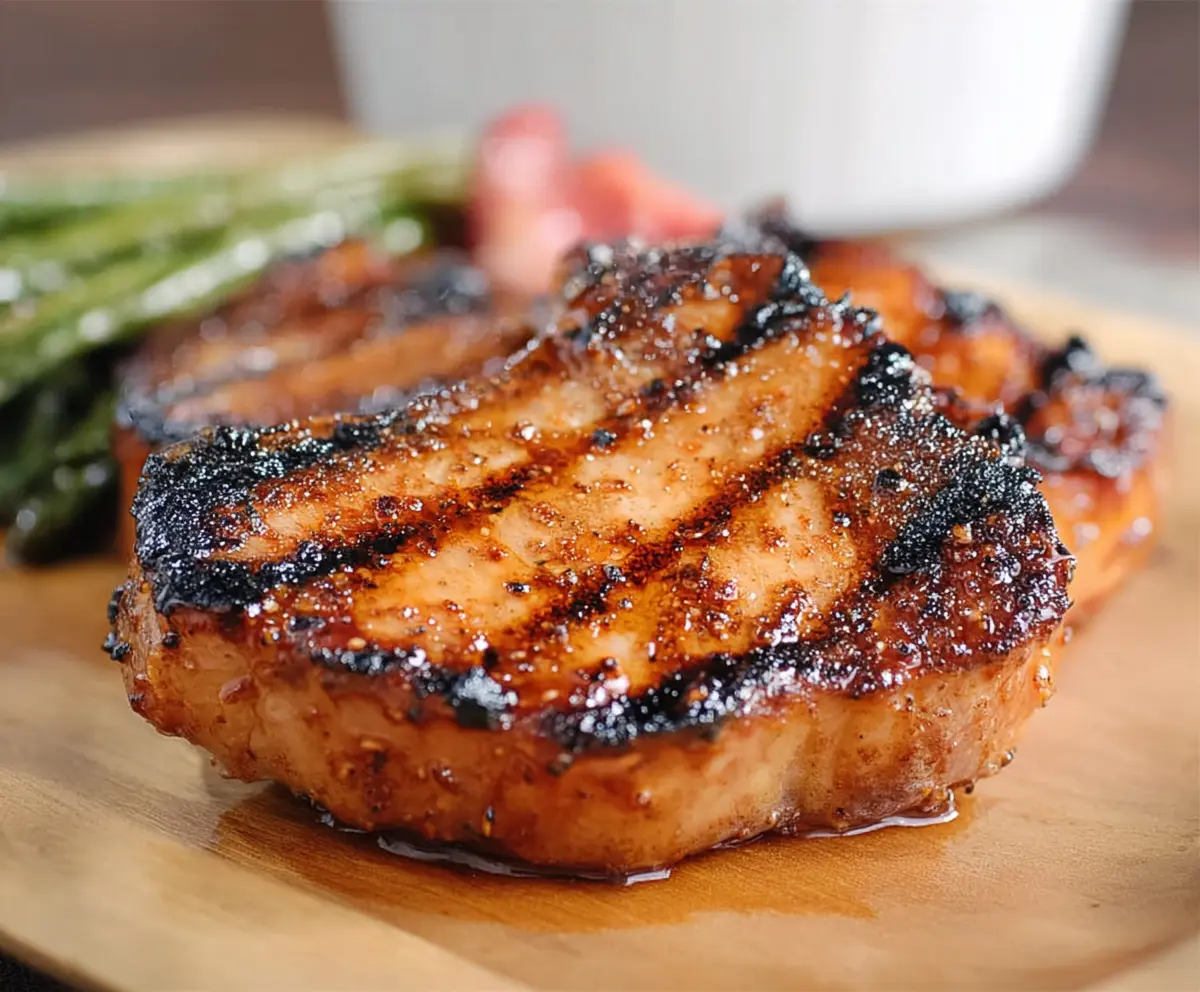 Southern Sweet Grilled Pork Chops