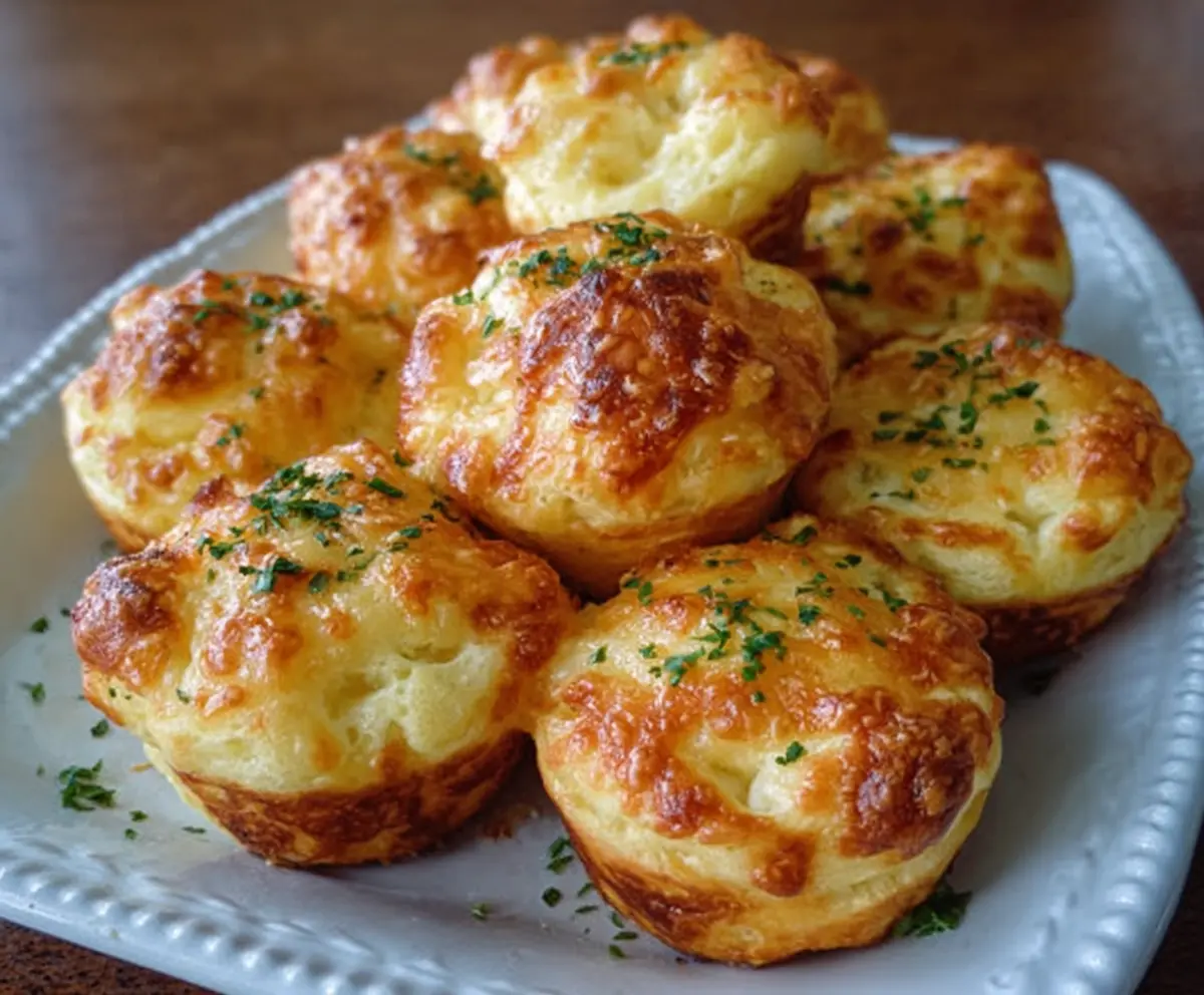 Creamy Potato Puffs with Cheese Delight