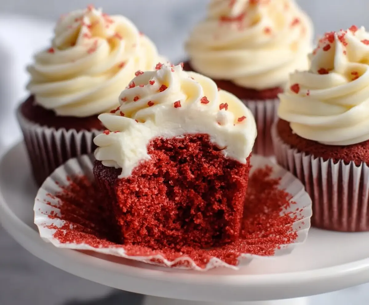 Small Batch Red Velvet Cupcakes