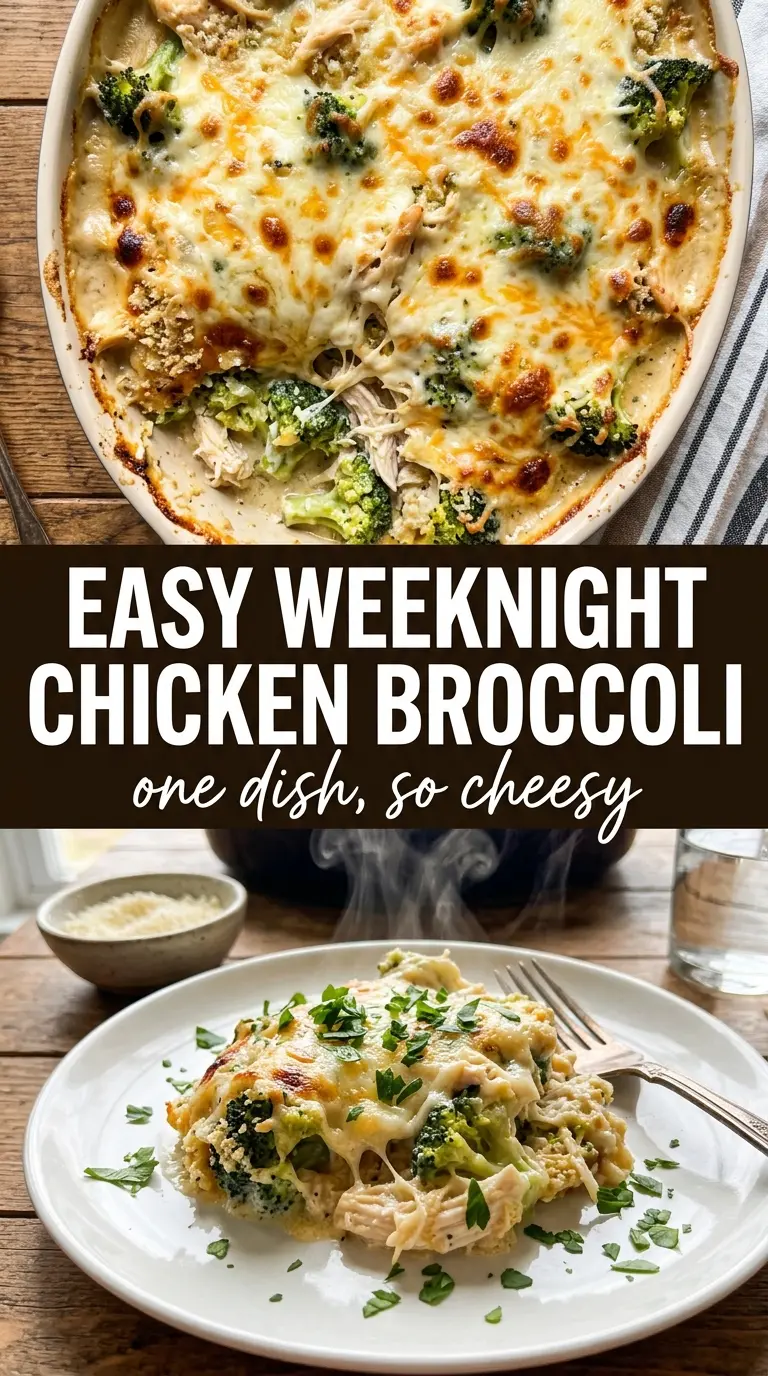 Chicken Broccoli Casserole creamy cheesy
