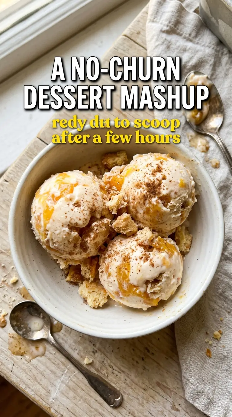 Peach Cobbler Ice Cream
