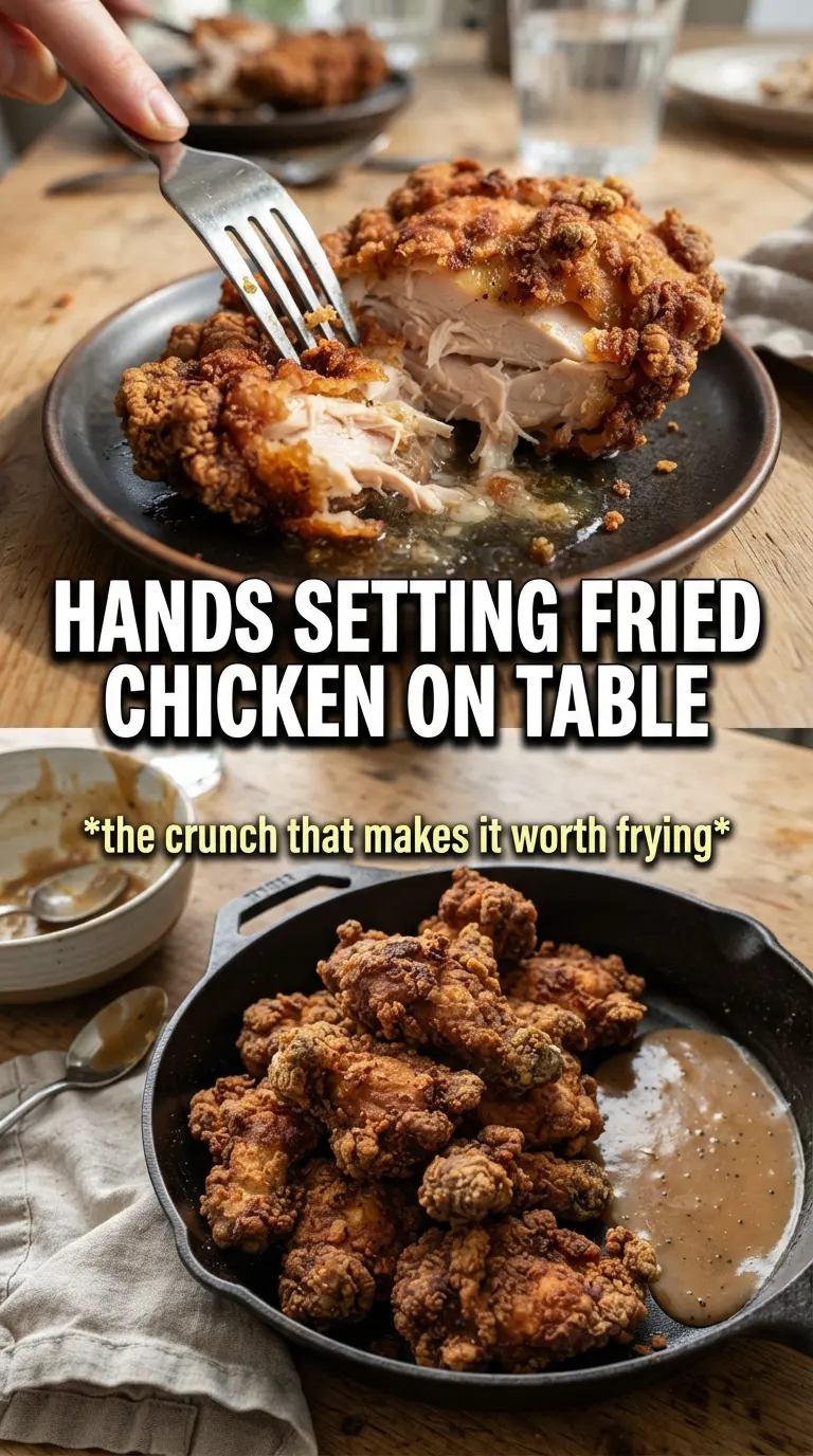 Country Fried Chicken crispy peppery gravy