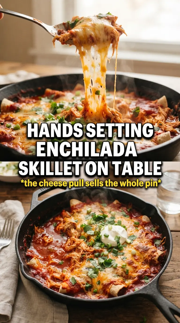 Enchilada Skillet hearty saucy cheesy