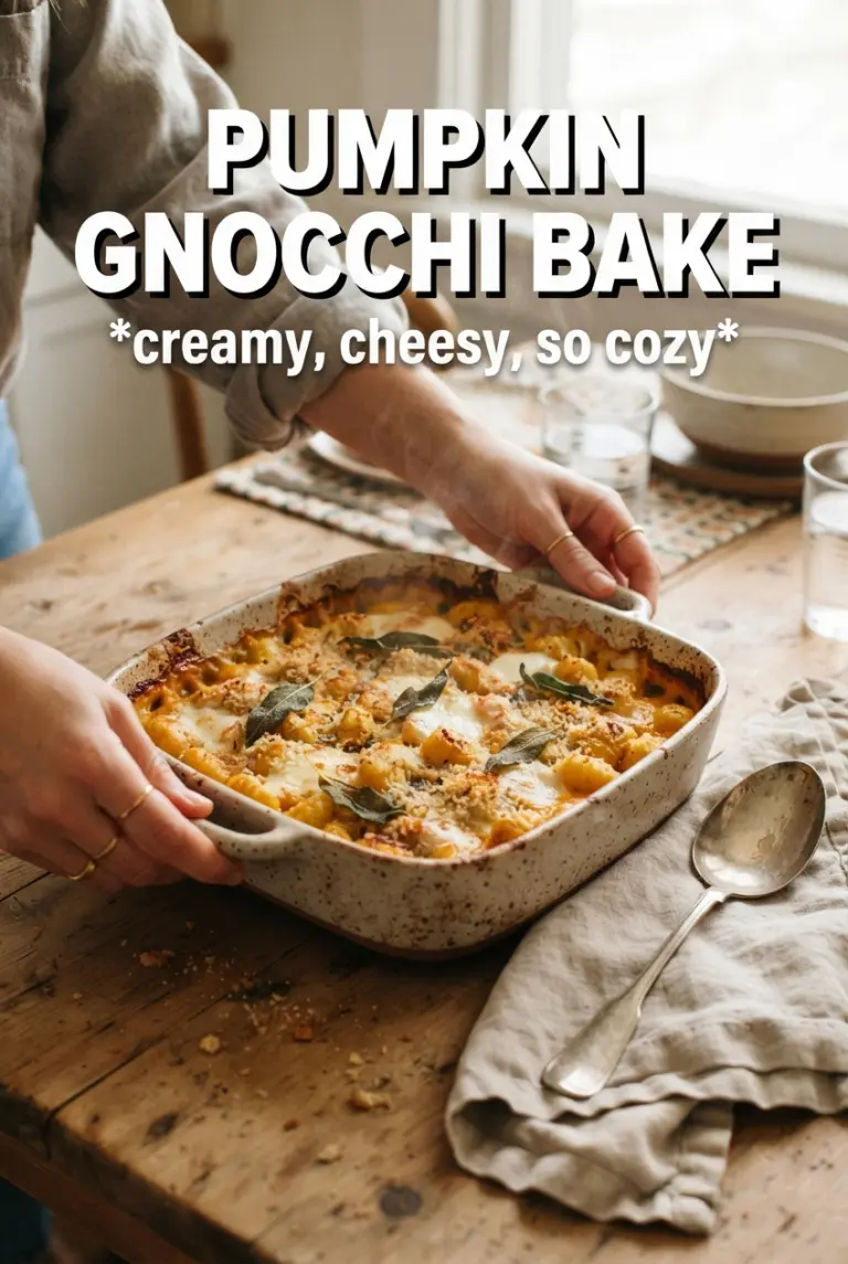 Pumpkin Gnocchi Bake