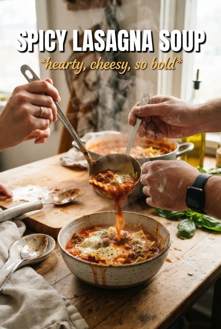 Spicy Lasagna Soup